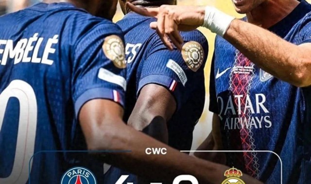 历史性的胜利!巴黎圣日耳曼4-0击败皇家马德里，晋级世俱杯决赛
